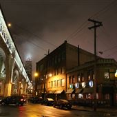 Flat Iron Cafe Night