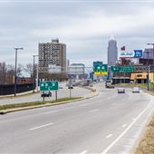 Cleveland-Cleveland Memorial Shoreway @W.73rd