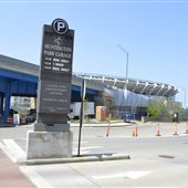 Downtown Cleveland / The Flats - Cleveland Memorial Shoreway Bridge