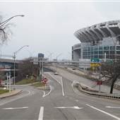 Downtown Cleveland - Shoreway / Route 2 @ West 3rd