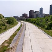 Akron-Closed Martin Luther King Highway