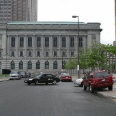 Downtown Cleveland - Street (St Clair Ave & W. Mall Dr.)