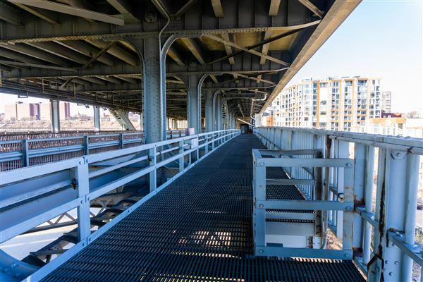 Downtown Cleveland - Superior Viaduct (4/7/2022 - Credits: Mike Wendt)