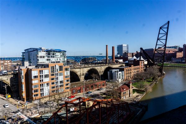Downtown Cleveland - Superior Viaduct (4/7/2022 - Credits: Mike Wendt)